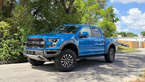 Blue 2019 Ford F-150 Raptor