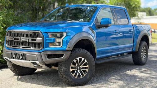 Blue 2019 Ford F-150 Raptor