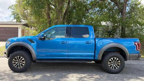 Blue 2019 Ford F-150 Raptor