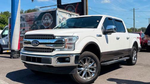 White 2018 Ford F-150 Lariat