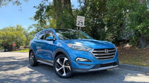 Caribbean Blue 2018 Hyundai TUCSON Limited