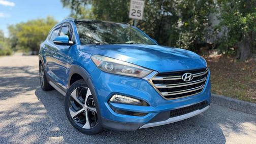 Caribbean Blue 2018 Hyundai TUCSON Limited