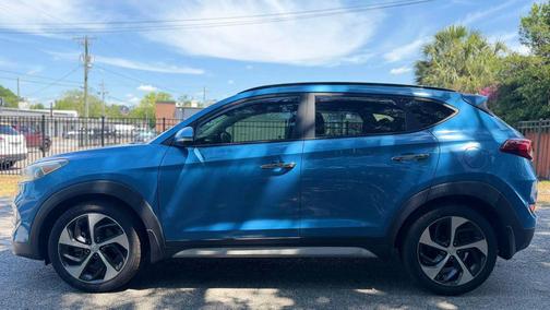 Caribbean Blue 2018 Hyundai TUCSON Limited
