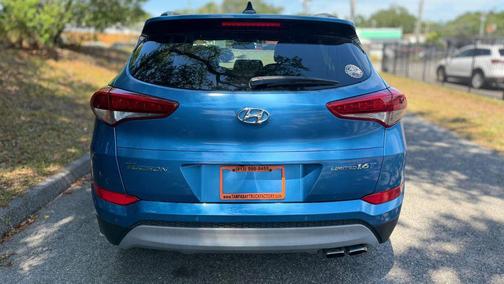 Caribbean Blue 2018 Hyundai TUCSON Limited