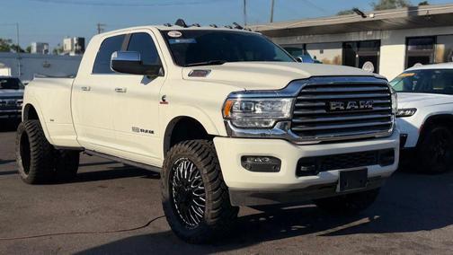Pearl White 2022 RAM 3500 Longhorn