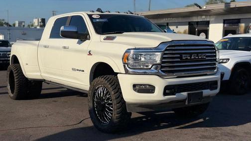Pearl White 2022 RAM 3500 Longhorn