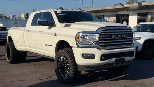 Pearl White 2022 RAM 3500 Longhorn