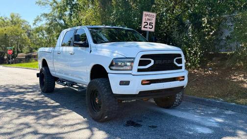 Bright White Clearcoat 2018 RAM 2500 Laramie Mega Cab 4x4 6'4' Box