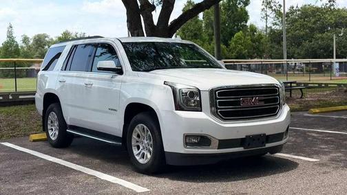 White Frost Tricoat 2017 GMC Yukon SLT