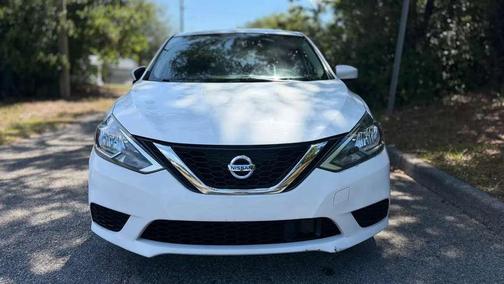 White 2019 Nissan Sentra SV