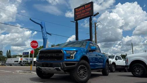 Blue 2019 Ford F-150 Raptor