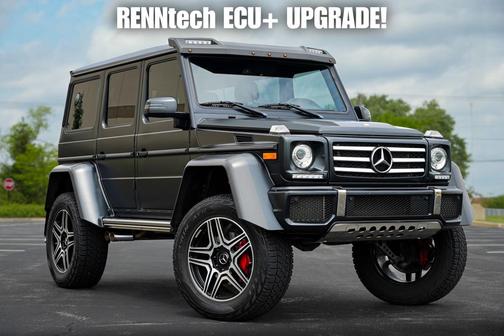 designo Night Black Magno Matte 2017 Mercedes-Benz G 550 4x4 Squared Base