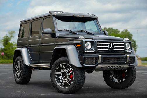 designo Night Black Magno Matte 2017 Mercedes-Benz G 550 4x4 Squared Base