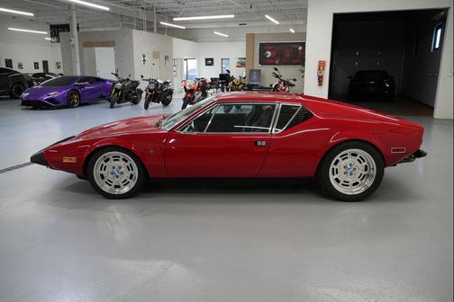 Red 1973 DeTomaso Pantera