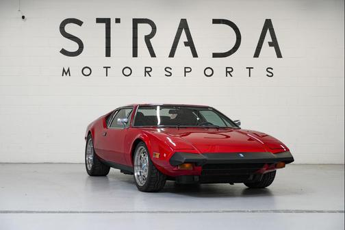 Red 1973 DeTomaso Pantera