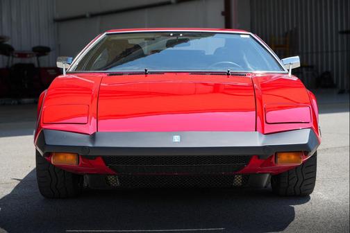 Red 1973 DeTomaso Pantera