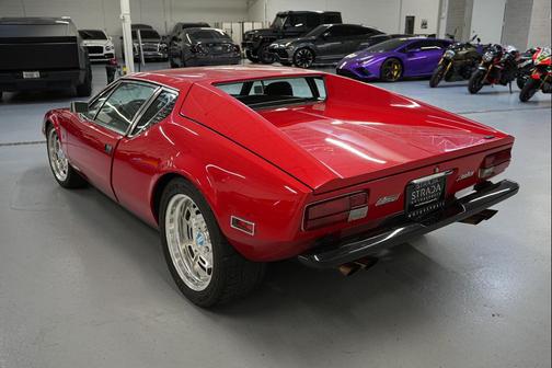 Red 1973 DeTomaso Pantera