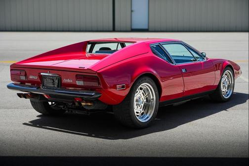 Red 1973 DeTomaso Pantera