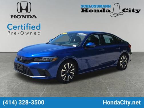 Aegean Blue Metallic 2024 Honda Civic