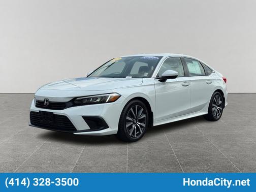 Platinum White Pearl 2023 Honda Civic