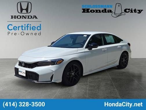 Platinum White Pearl 2025 Honda Civic