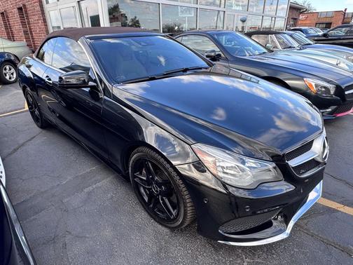 Obsidian Black Metallic 2014 Mercedes-Benz E-Class 550 Convertible