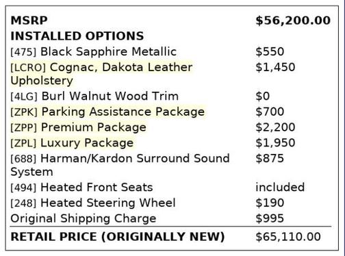 Black Sapphire Metallic 2020 BMW 530 xDrive