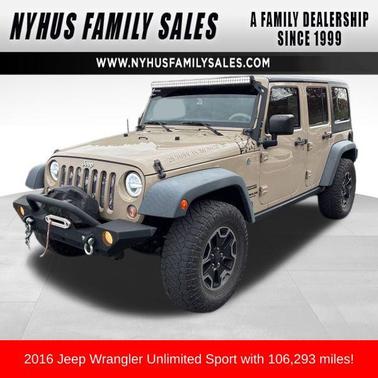 2016 Jeep Wrangler Unlimited Sport