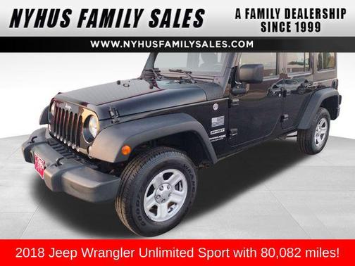 2018 Jeep Wrangler JK Unlimited Sport