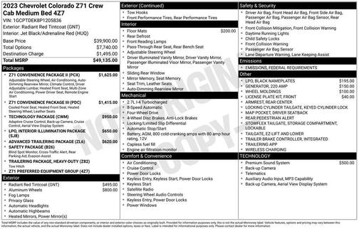 2023 Chevrolet Colorado Z71