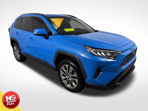 Blue Flame 2021 Toyota RAV4 XLE Premium