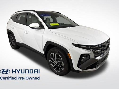 Creamy White Pearl 2025 Hyundai TUCSON Hybrid Limited