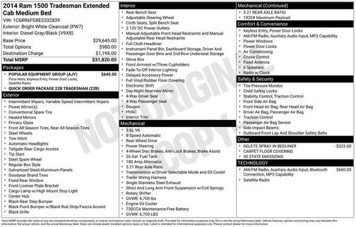 2014 RAM 1500 Tradesman