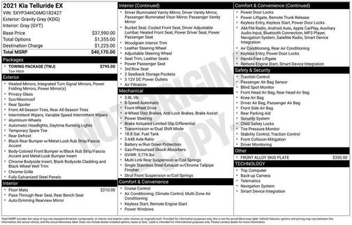 2021 Kia Telluride EX