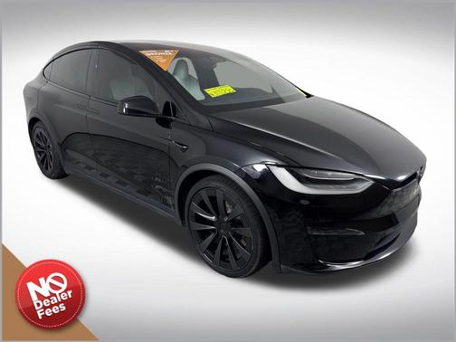 Solid Black 2022 Tesla Model X Dual Motor All-Wheel Drive