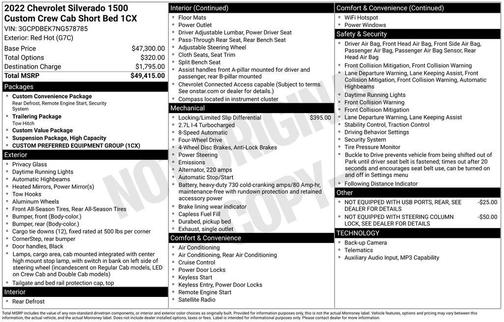 2022 Chevrolet Silverado 1500 Custom
