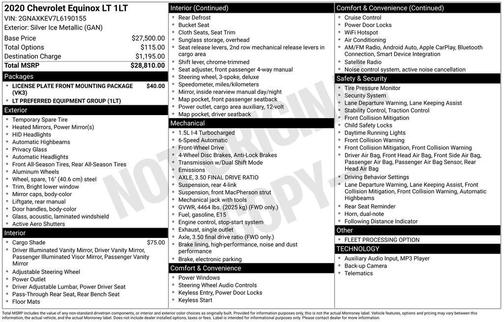 2020 Chevrolet Equinox 1LT