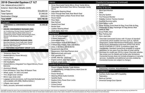 2018 Chevrolet Equinox LT