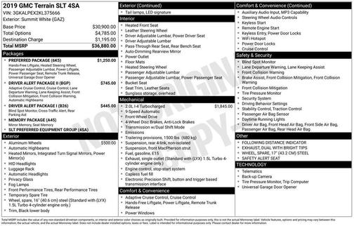 2019 GMC Terrain SLT