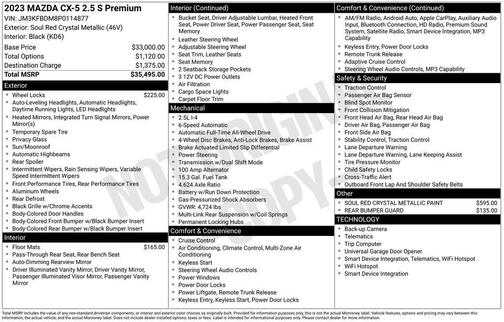 2023 Mazda CX-5 2.5 S