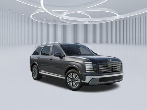Ecotronic Gray Pearl 2026 Hyundai Palisade Hybrid Blue SEL 7P