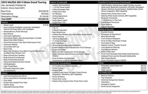 2023 Mazda MX-5 Miata Grand Touring