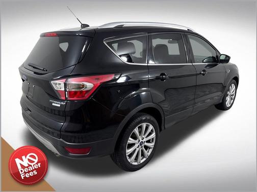 White Platinum Metallic Tri-Coat 2017 Ford Escape Titanium