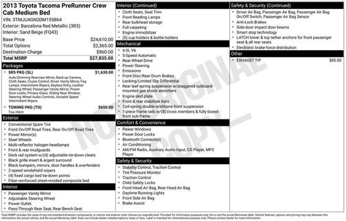 Barcelona Red Metallic 2013 Toyota Tacoma PreRunner