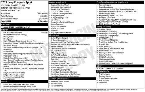 2024 Jeep Compass Sport