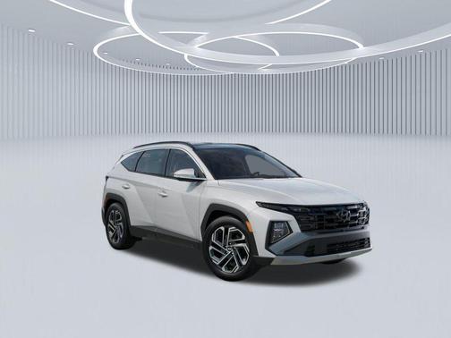 Creamy White Pearl 2026 Hyundai TUCSON Hybrid Limited