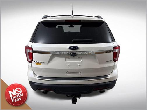 White Platinum Clearcoat Metallic 2018 Ford Explorer Limited