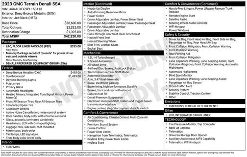 2023 GMC Terrain Denali