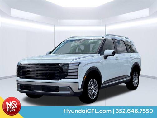 Creamy White Pearl 2026 Hyundai Palisade Hybrid Blue SEL 7P