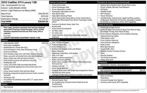 2023 Cadillac XT4 Luxury